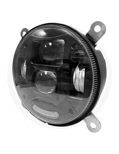 Faro Principal LED Redondo con Conexión H4 para Tractores – John Deere, Case IH, David Brown, New Holland, Fiat y Lamborghini