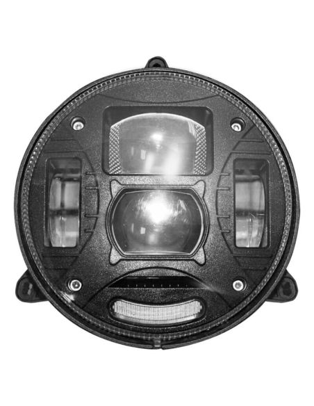 Faro Principal LED Redondo con Conexión H4 para Tractores – John Deere, Case IH, David Brown, New Holland, Fiat y Lamborghini