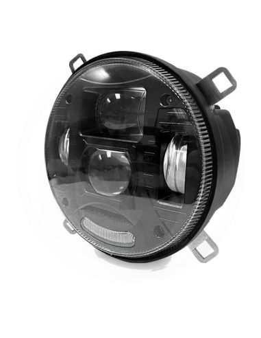 Faro Principal LED Redondo con Conexión H4 para Tractores – John Deere, Case IH, David Brown, New Holland, Fiat y Lamborghini