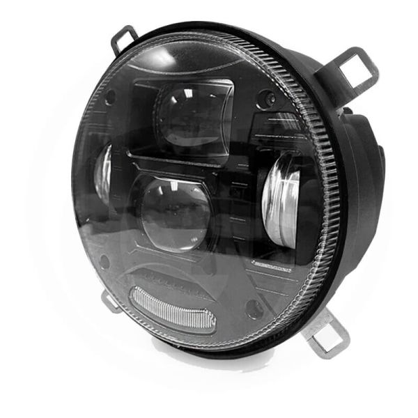 Phare LED rond avec connexion H4 pour tracteurs – John Deere, Case IH, David Brown, New Holland, Fiat et Lamborghini