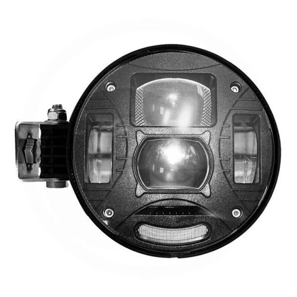 Faro Principal LED Redondo con Conexión H4 para Tractores – John Deere, Case IH, David Brown, New Holland, Fiat y Lamborghini
