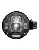 Farol redondo de LED com conexão H4 para tratores – John Deere, Case IH, David Brown, New Holland, Fiat e Lamborghini