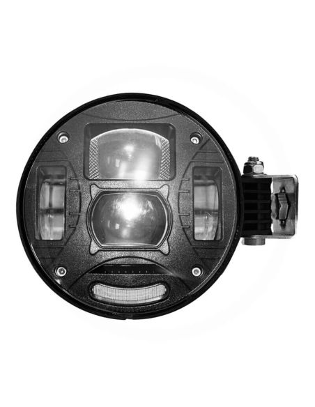 Faro Principal LED Redondo con Conexión H4 para Tractores – John Deere, Case IH, David Brown, New Holland, Fiat y Lamborghini