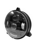Farol redondo de LED com conexão H4 para tratores – John Deere, Case IH, David Brown, New Holland, Fiat e Lamborghini