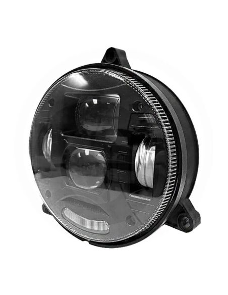 Faro Principal LED Redondo con Conexión H4 para Tractores – John Deere, Case IH, David Brown, New Holland, Fiat y Lamborghini
