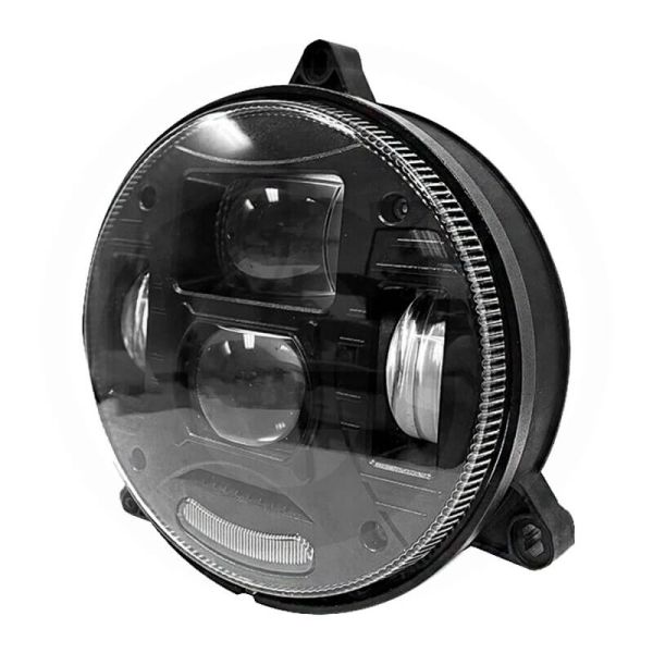 Faro Principal LED Redondo con Conexión H4 para Tractores – John Deere, Case IH, David Brown, New Holland, Fiat y Lamborghini