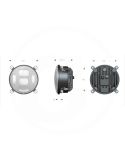 Farol redondo de LED com conexão H4 para tratores – John Deere, Case IH, David Brown, New Holland, Fiat e Lamborghini