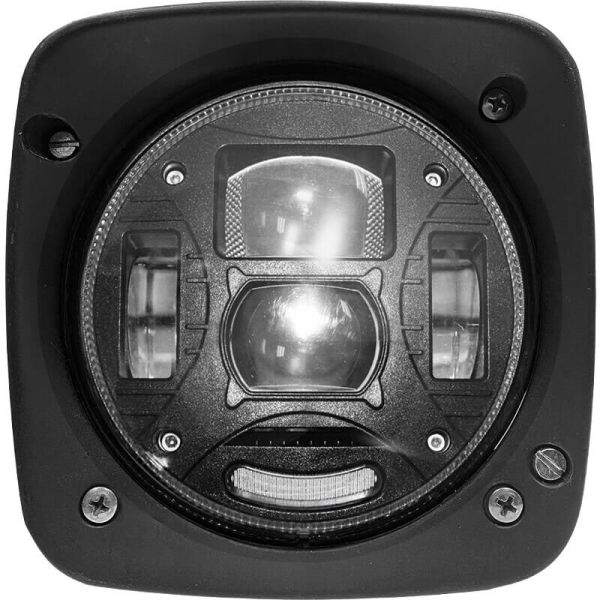 Phare LED rond avec connexion H4 pour tracteurs – John Deere, Case IH, David Brown, New Holland, Fiat et Lamborghini