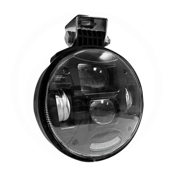 Faro Principal LED Redondo con Conexión H4 para Tractores – John Deere, Case IH, David Brown, New Holland, Fiat y Lamborghini