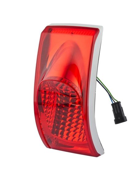 Piloto Trasero para Fendt con Luz de Freno y Posición 12V | Tulia Roja | Fendt Serie 800 900 1000 OEM