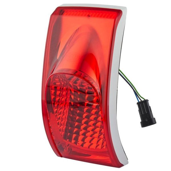 Lanterna Traseira Fendt com Luz de Freio e Posição 12V | Vermelho Tulia | Fendt Série 800, 900 e 1000 OEM