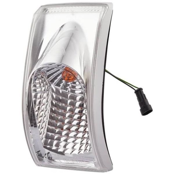 Piloto Trasero para Fendt con Luz intermitente 12V | Tulipa transparente | Fendt Serie 800 900 1000 OEM