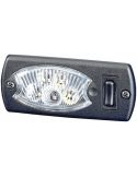 Luz Interior LED HELLA Mini OvalLED 2JA 343 570-051 Rojo/Blanco para Fendt 12V