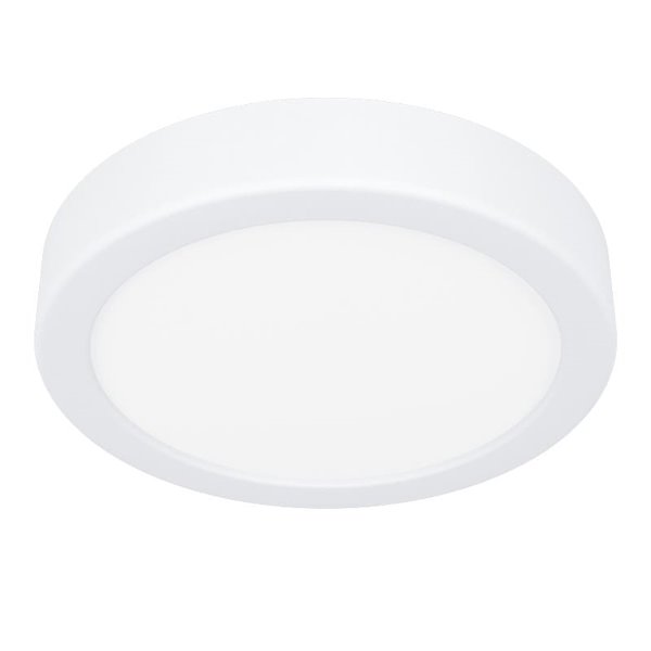 Luminária de teto LED de superfície Ø165mm branca FUEVA 6, CCT (2700K-4000K-6500K), 7,5W 1000Lm, IP20