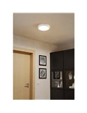 Plafonnier LED blanc apparent Ø210mm FUEVA 6, 11,5W 1550Lm CCT (2700K-4000K-6500K), IP20