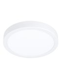 Plafón LED de superficie blanco Ø210mm FUEVA 6, 11,5W 1550Lm CCT (2700K-4000K-6500K), IP20