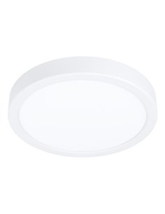Plafonnier LED blanc apparent Ø210mm FUEVA 6, 11,5W 1550Lm CCT (2700K-4000K-6500K), IP20