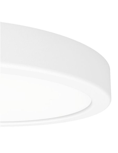 Plafón LED de superficie blanco Ø210mm FUEVA 6, 11,5W 1550Lm CCT (2700K-4000K-6500K), IP20