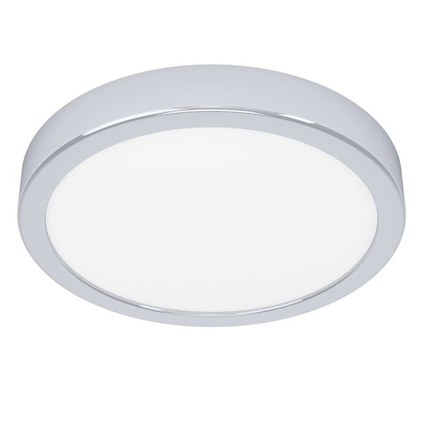 Plafón de techo cromada FUEVA 6 Ø210mm, 11,5W 1550Lm CCT (2700K-4000K-6500K), IP44