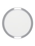Plafón de techo cromada FUEVA 6 Ø210mm, 11,5W 1550Lm CCT (2700K-4000K-6500K), IP44