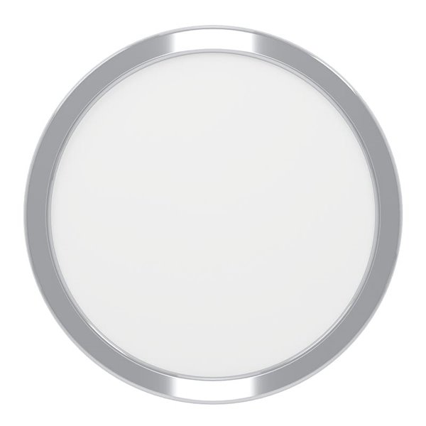 Plafón de techo cromada FUEVA 6 Ø210mm, 11,5W 1550Lm CCT (2700K-4000K-6500K), IP44