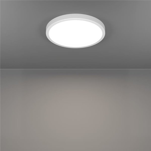 Plafon LED branco FUEVA 6 Ø280mm, 14,2W 1800Lm CCT (2700K-4000K-6500K), IP20