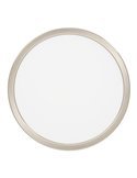 Plafón de techo LED Ø280mm FUEVA 6 níquel, 14,2W 1800Lm CCT (2700K-4000K-6500K), IP20