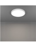 Plafón de baño IP44 Ø280mm FUEVA 6 blanco, 14,2W 1800Lm CCT (2700K-4000K-6500K)
