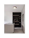 Downlight LED IP44 Ø280mm FUEVA 6 negro, 14,2W 1800Lm CCT (2700K-4000K-6500K)