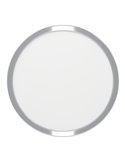 Luz de techo cromada IP44 Ø280mm FUEVA 6, 14,2W 1800Lm CCT (2700K-4000K-6500K)
