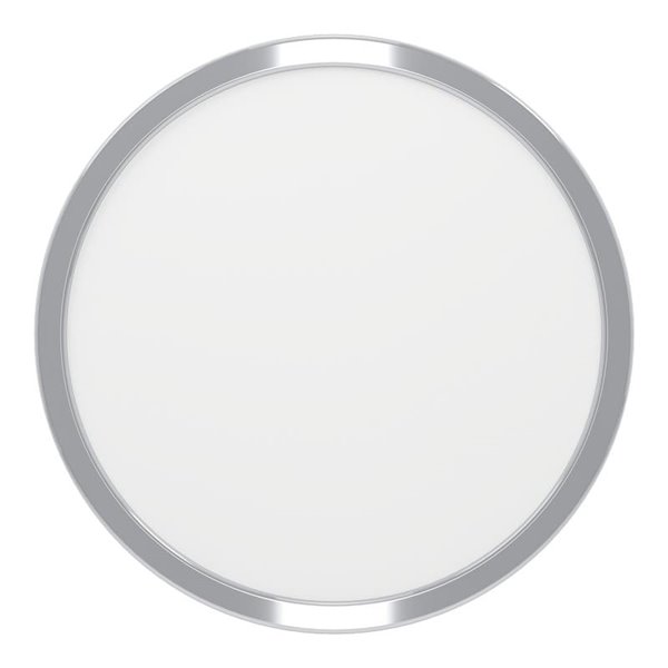 Luz de techo cromada IP44 Ø280mm FUEVA 6, 14,2W 1800Lm CCT (2700K-4000K-6500K)