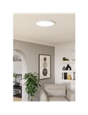 Luminária de teto LED de superfície Ø390mm branca FUEVA 6, 17W 2900Lm CCT (2700K-4000K-6500K), IP20