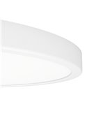 Plafón LED de superficie Ø390mm blanco FUEVA 6, 17W 2900Lm CCT (2700K-4000K-6500K), IP20