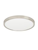 Plafonnier LED apparent Ø390mm nickel FUEVA 6, 17W 2900Lm CCT (2700K-4000K-6500K), IP20
