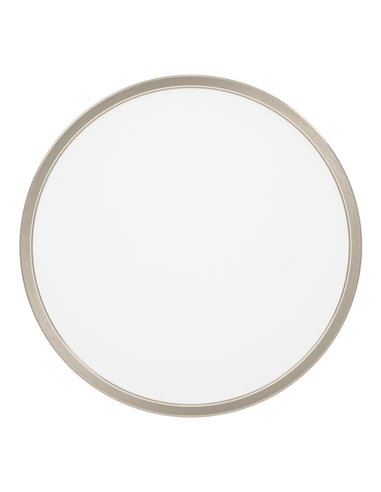 Luminária de teto LED de superfície Ø390mm níquel FUEVA 6, 17W 2900Lm CCT (2700K-4000K-6500K), IP20