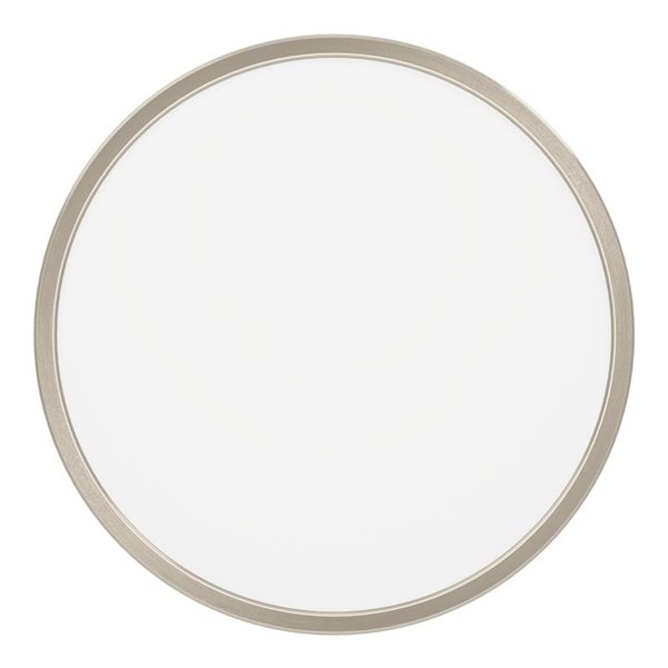 Plafonnier LED apparent Ø390mm nickel FUEVA 6, 17W 2900Lm CCT (2700K-4000K-6500K), IP20