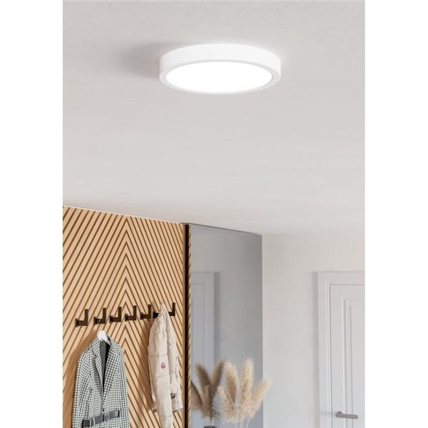 Plafón LED inteligente CONNECT-Z blanco Ø210mm FUEVA 6-Z, RGB+CCT (2700-6500K)