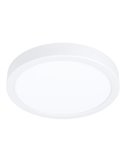Plafón LED inteligente CONNECT-Z blanco Ø210mm FUEVA 6-Z, RGB+CCT (2700-6500K)