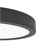 Downlight LED inteligente CONNECT-Z negro Ø210mm FUEVA 6-Z, RGB+CCT (2700-6500K)