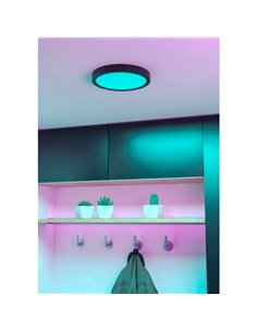 Downlight LED inteligente CONNECT-Z negro Ø210mm FUEVA 6-Z, RGB+CCT (2700-6500K) 2