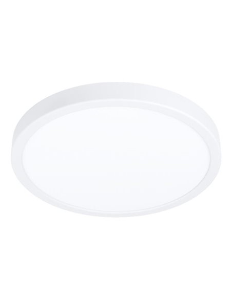 Plafón LED inteligente CONNECT-Z blanco Ø280mm FUEVA 6-Z, RGB+CCT (2700-6500K)