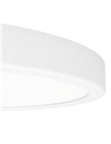 Plafón LED inteligente CONNECT-Z blanco Ø280mm FUEVA 6-Z, RGB+CCT (2700-6500K)