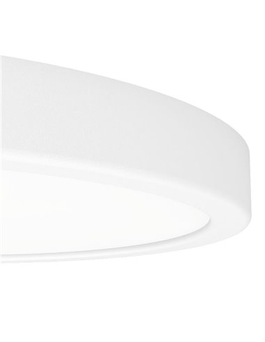 Plafón LED inteligente CONNECT-Z blanco Ø280mm FUEVA 6-Z, RGB+CCT (2700-6500K)