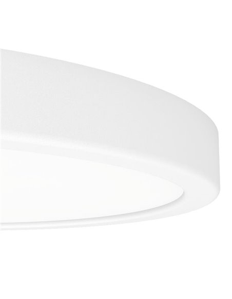 Luminária de teto LED inteligente CONNECT-Z, branca, Ø280 mm, FUEVA 6-Z, RGB+CCT (2700-6500K)
