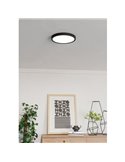 Downlight LED inteligente CONNECT-Z negro Ø280mm FUEVA 6-Z, RGB+CCT (2700-6500K)
