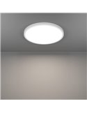 Plafón LED inteligente CONNECT-Z blanco Ø390mm FUEVA 6-Z, RGB+CCT (2700-6500K)