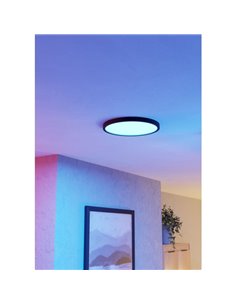 Downlight LED inteligente CONNECT-Z negro Ø390mm FUEVA 6-Z, RGB+CCT (2700-6500K) 2