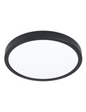Downlight LED inteligente CONNECT-Z negro Ø390mm FUEVA 6-Z, RGB+CCT (2700-6500K)