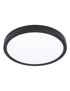 Downlight LED inteligente CONNECT-Z negro Ø390mm FUEVA 6-Z, RGB+CCT (2700-6500K)