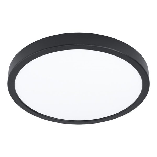 Downlight LED inteligente CONNECT-Z negro Ø390mm FUEVA 6-Z, RGB+CCT (2700-6500K)